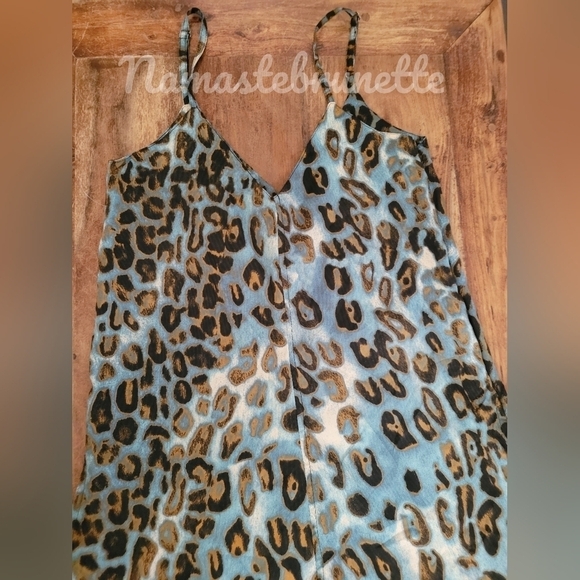 NWOT Raga Anthropologie  Wide Leg Jumpsuit Leopard Cheetah Print - Picture 10 of 10